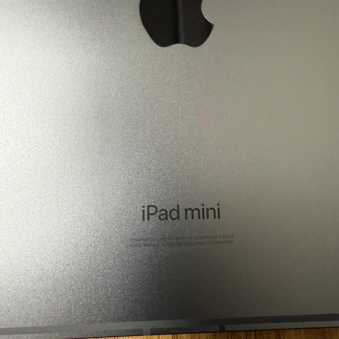 iPad mini 第7世代 セルラー 256GB バッテリ100% ケース付