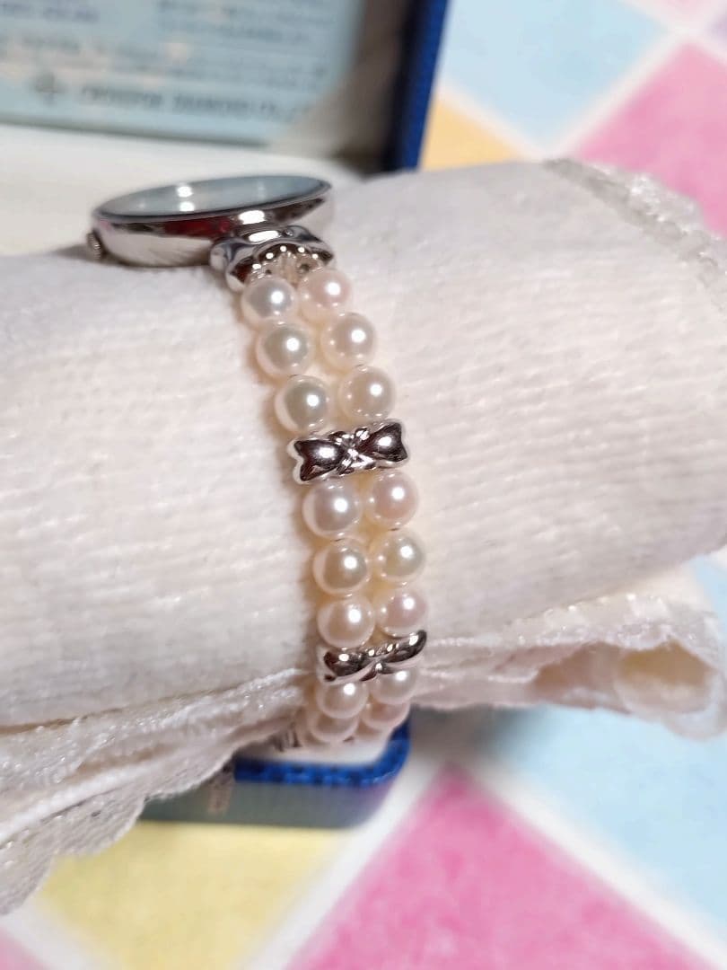 2/1までの限定価格‼️CAMELLIA♥パール腕時計