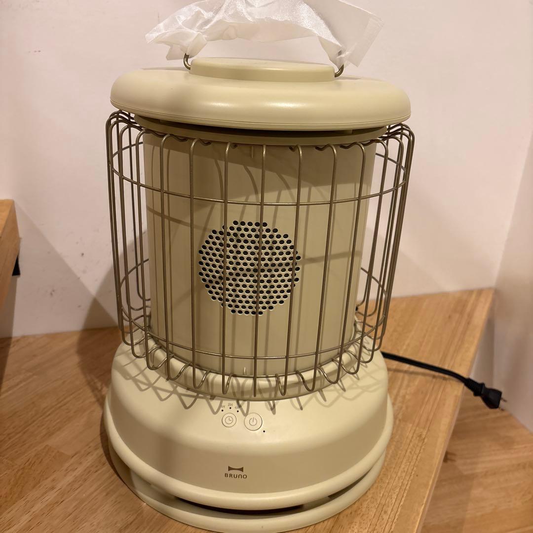 BRUNO セラミックファンヒーター ベージュ