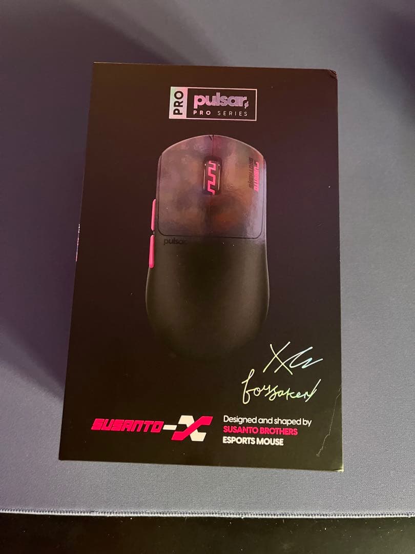 Pulsar Susanto-X Gaming Mouse ガラスソール付き