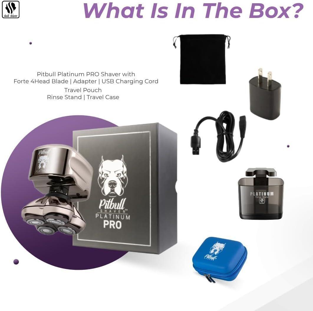 スカルシェーバー ピットブル (白金 プラチナ) Platinum PRO