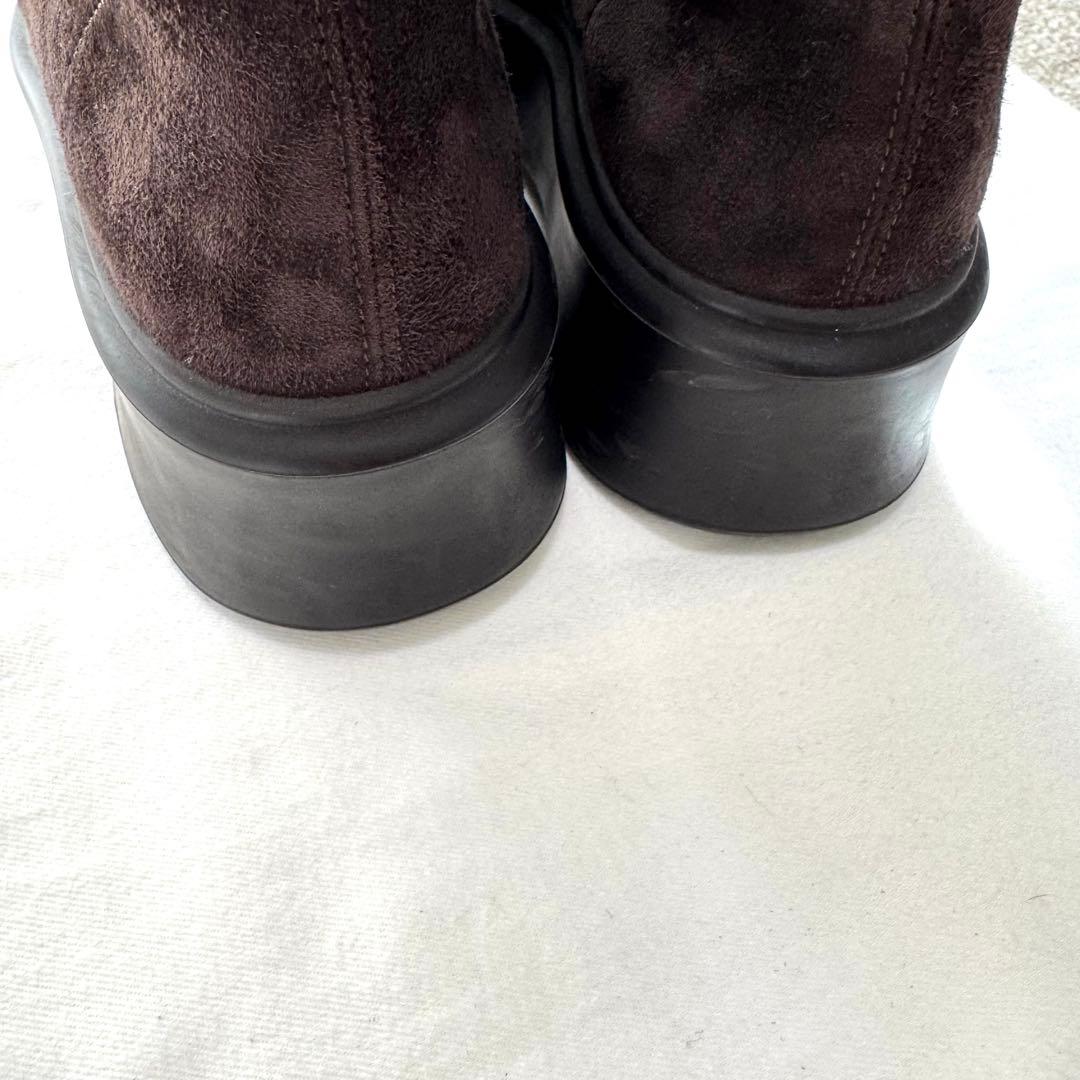 THE ROW ザロウ Zipped Boots ジップブーツ ブラウン