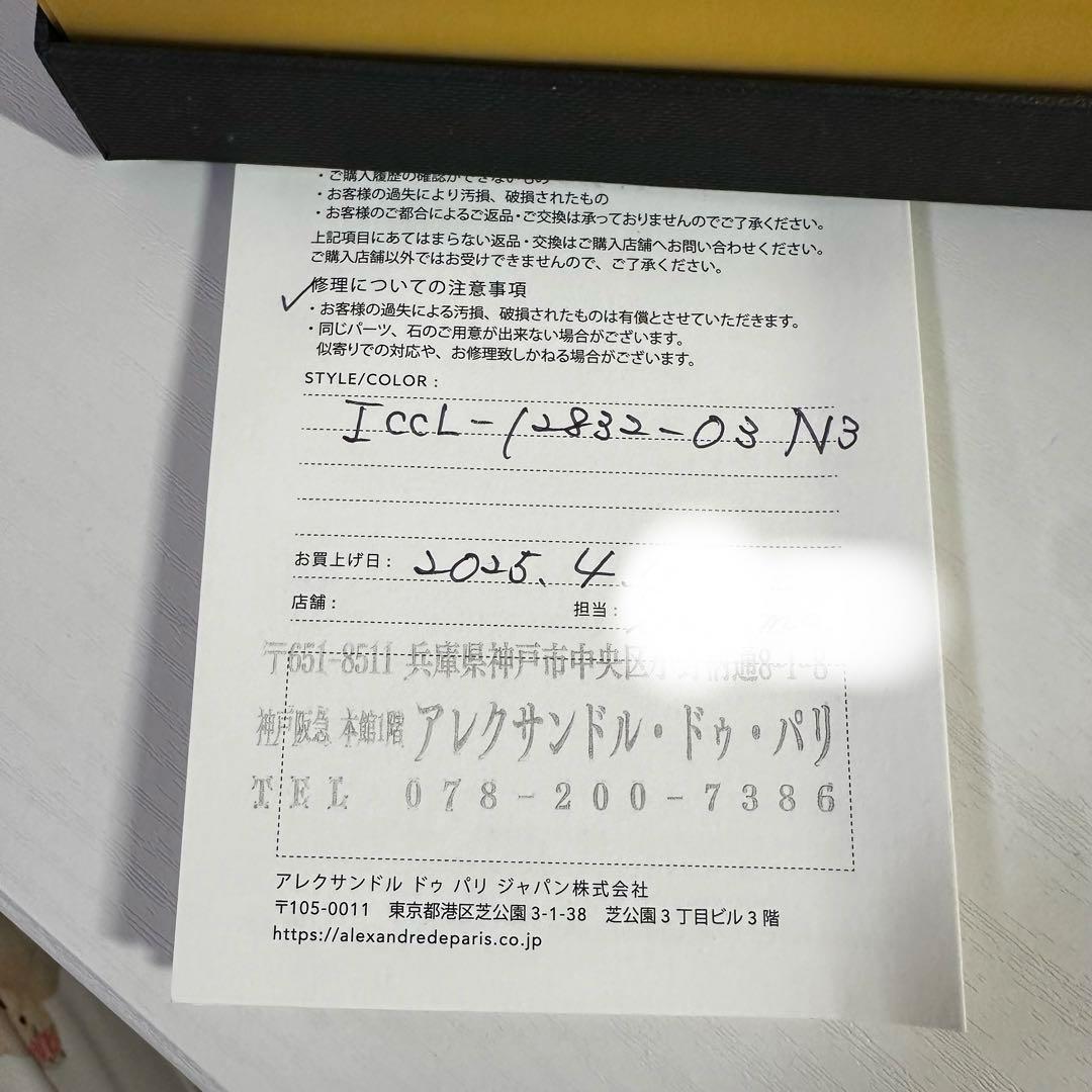 ALEXANDRE DE PARIS ヴァンドーム　L サイズ　ヘアクリップ