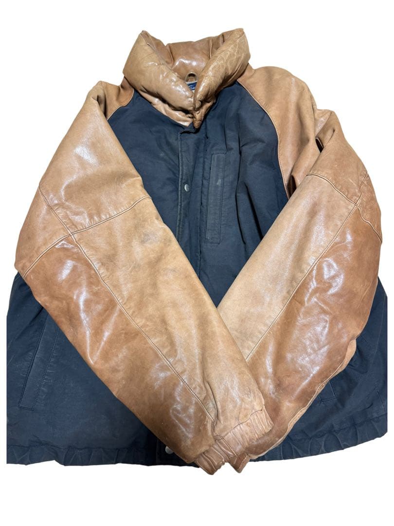 Polo Ralph Lauren レザーダウンジャケット ラルフローレン