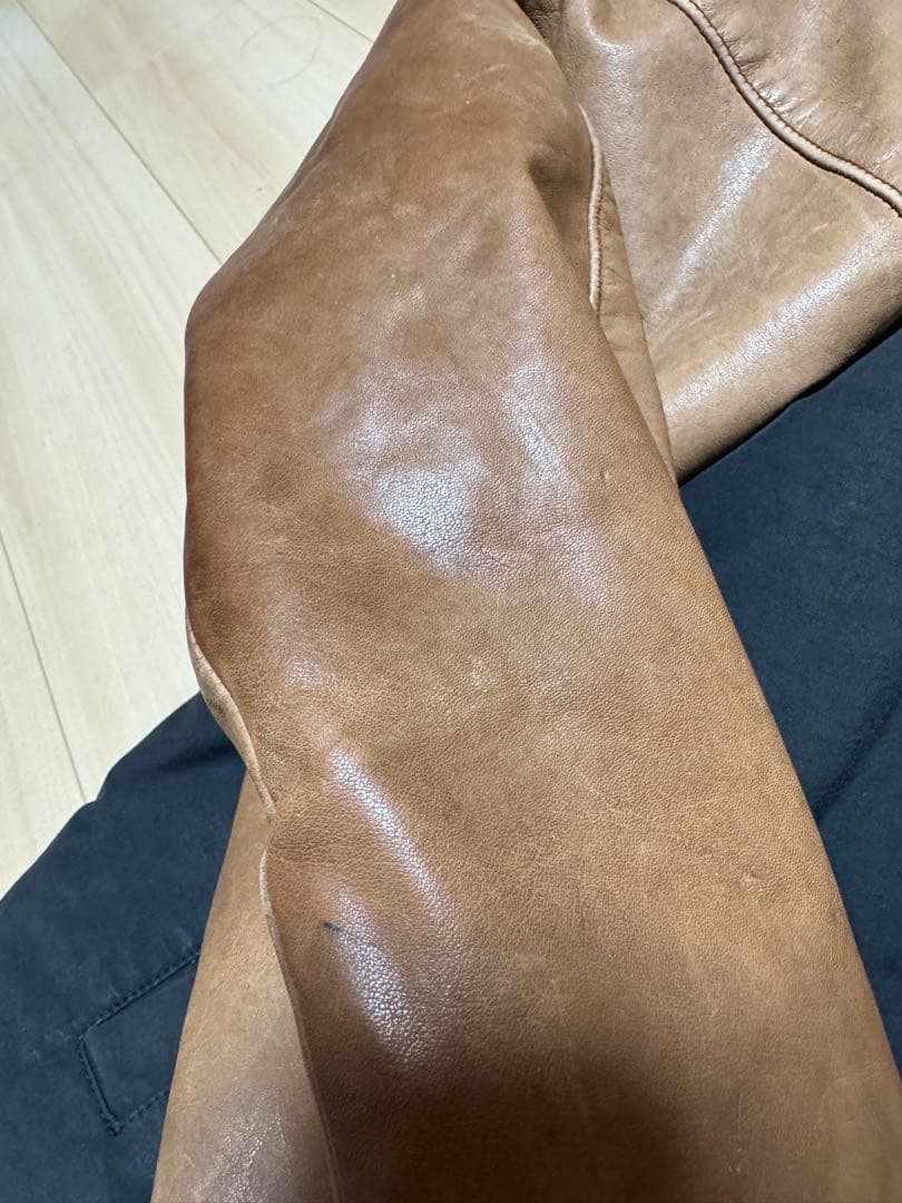 Polo Ralph Lauren レザーダウンジャケット ラルフローレン