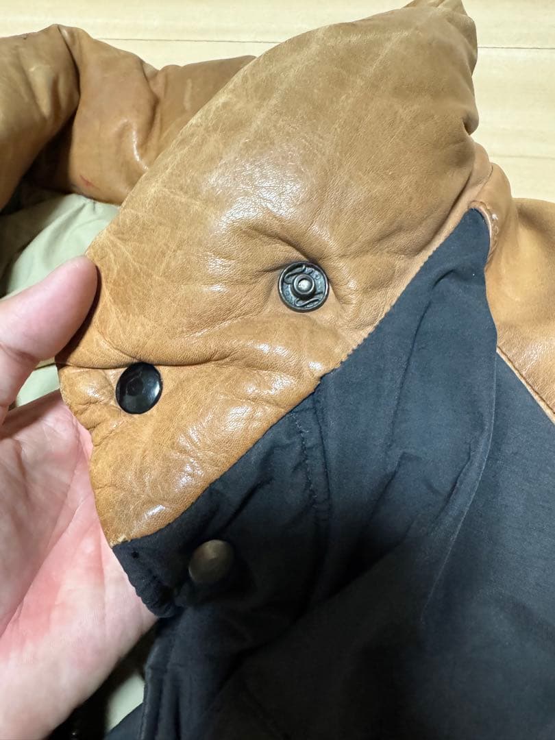 Polo Ralph Lauren レザーダウンジャケット ラルフローレン