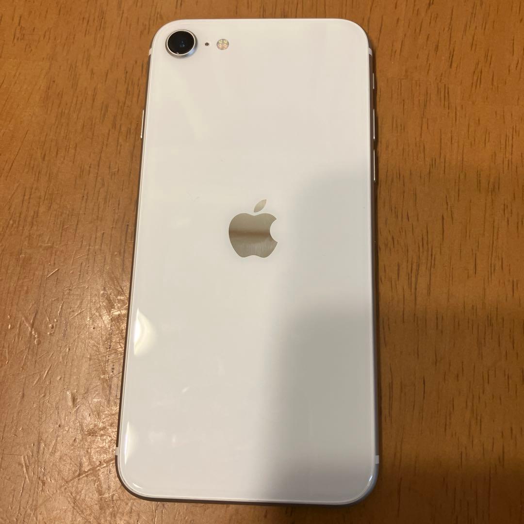 iPhone SE（第2世代）64GB ホワイト 機能不良無 画面割れ有