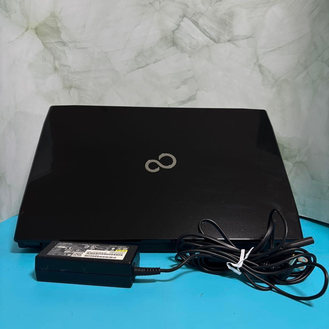 Win11★Webカメラ付‼富士通ノートPC★オフィス付！新品SSD＆メモリ8G