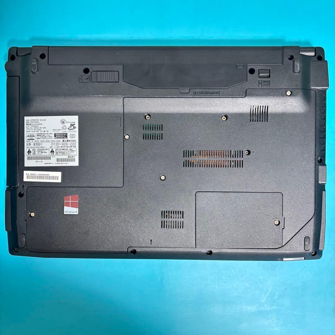 Win11★Webカメラ付‼富士通ノートPC★オフィス付！新品SSD＆メモリ8G