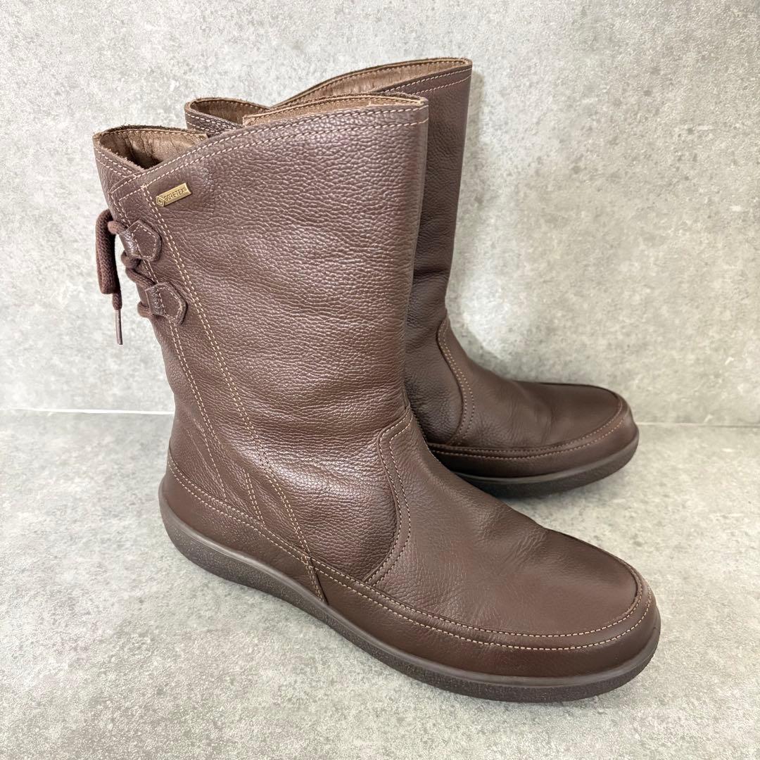 【美品】アキレスソルボ ブーツ ゴアテックス サイドジップ 24.5 3E