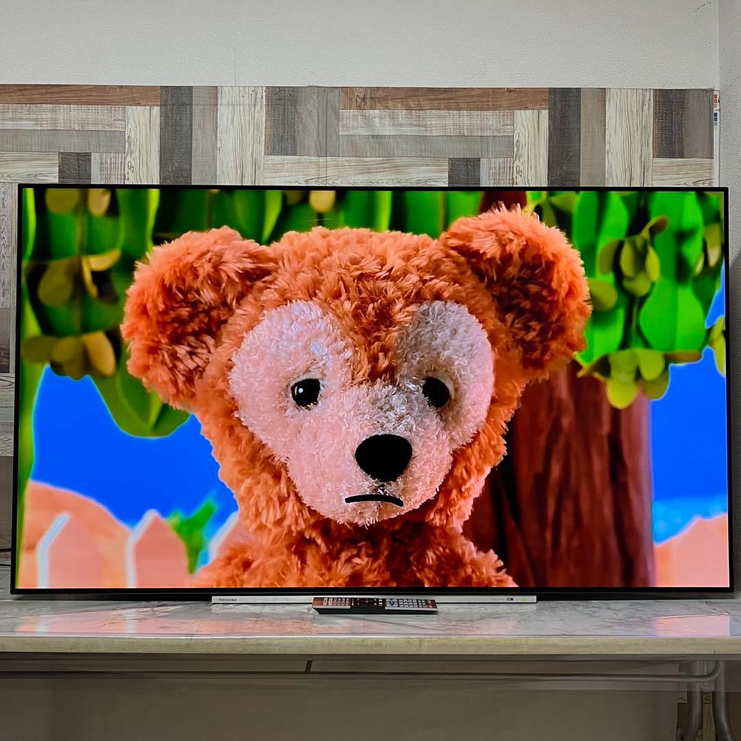 全国送料込❣️東芝レグザ65型BS/CS4K内蔵有機ELテレビネット動画多数