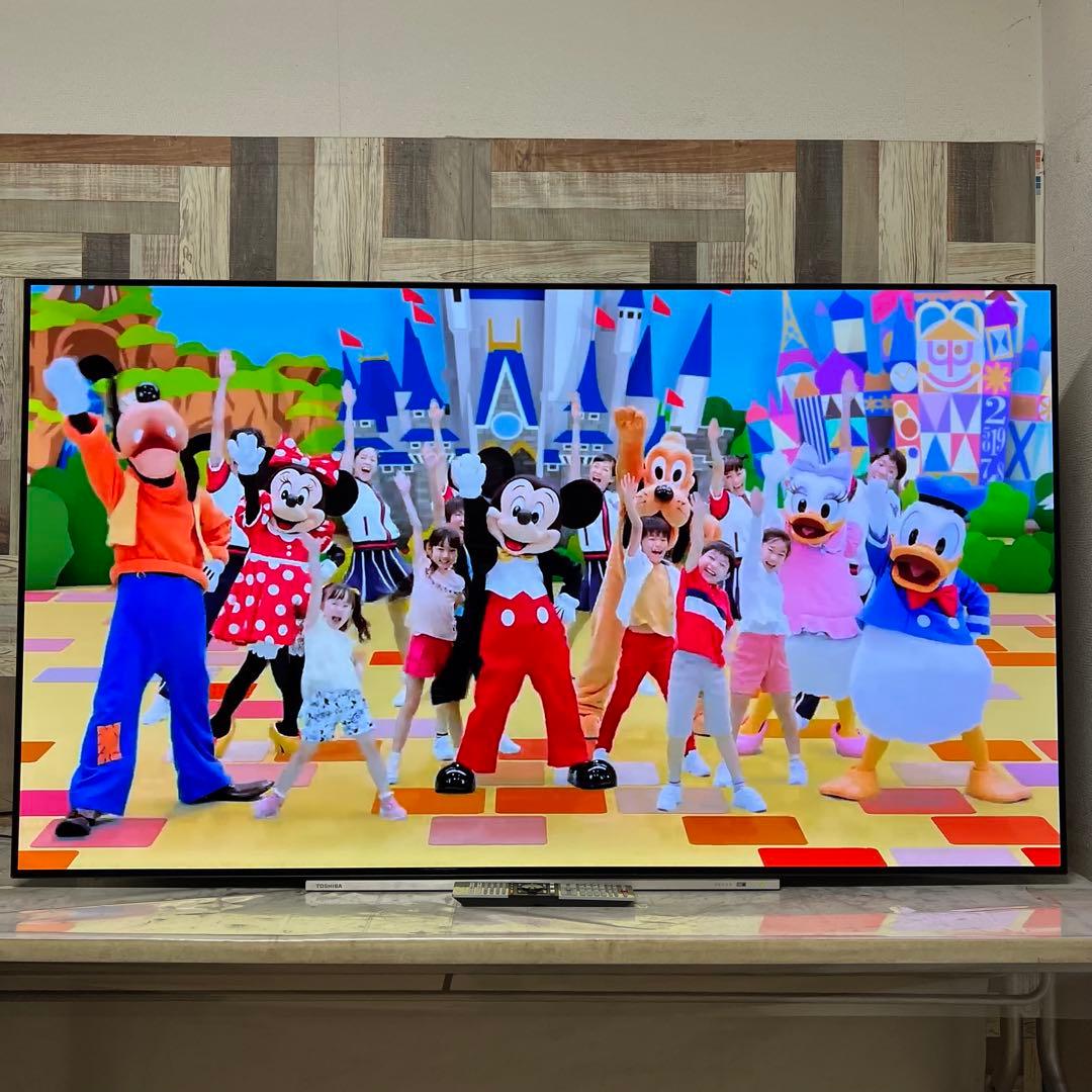 全国送料込❣️東芝レグザ65型BS/CS4K内蔵有機ELテレビネット動画多数