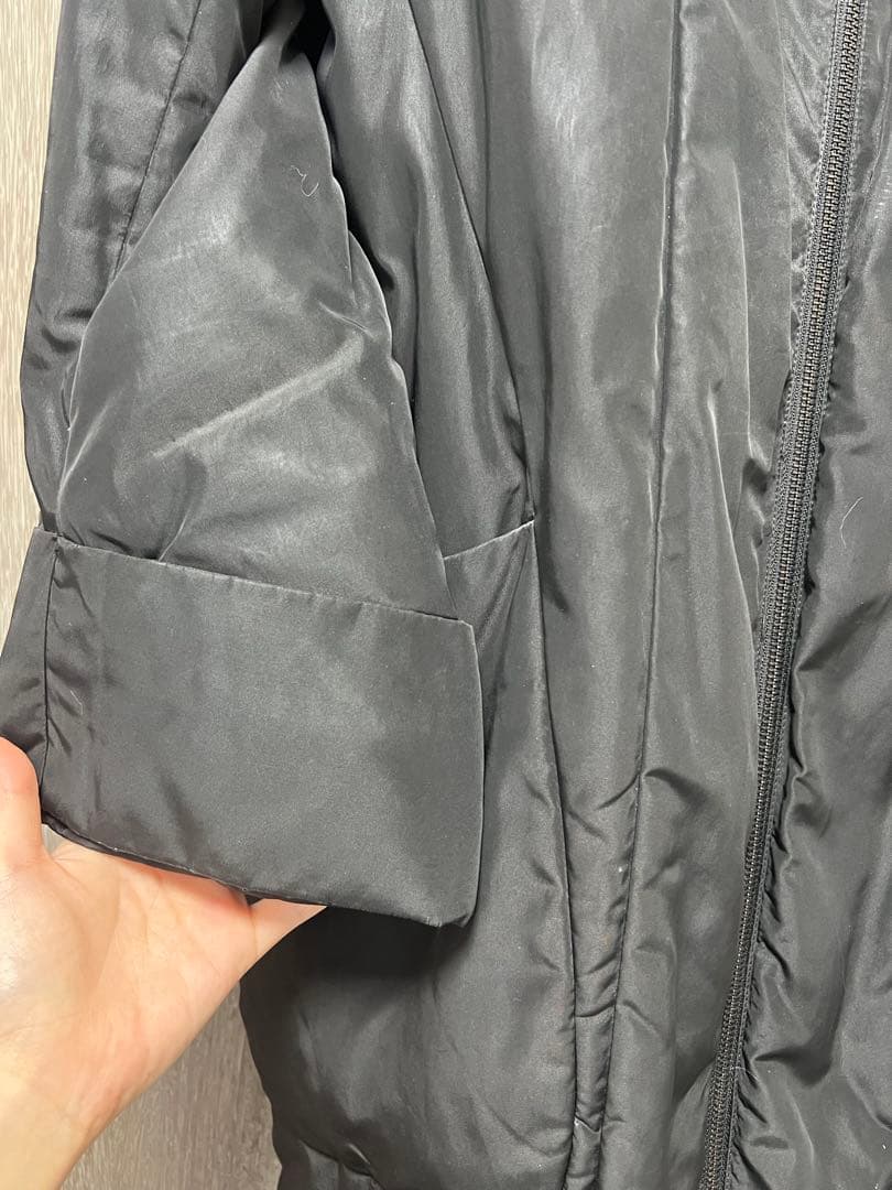 Enfold ブラックロングダウンコート