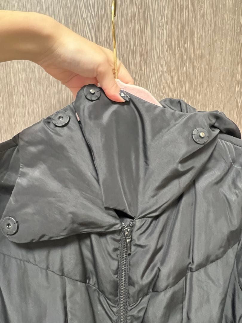 Enfold ブラックロングダウンコート