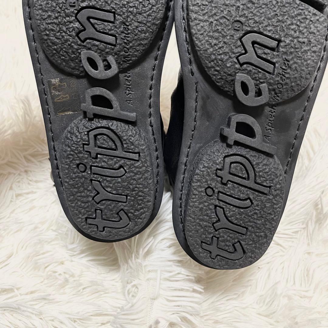 未使用級 trippen トリッペン Bomb ボム ブーツ　レザー ブラック