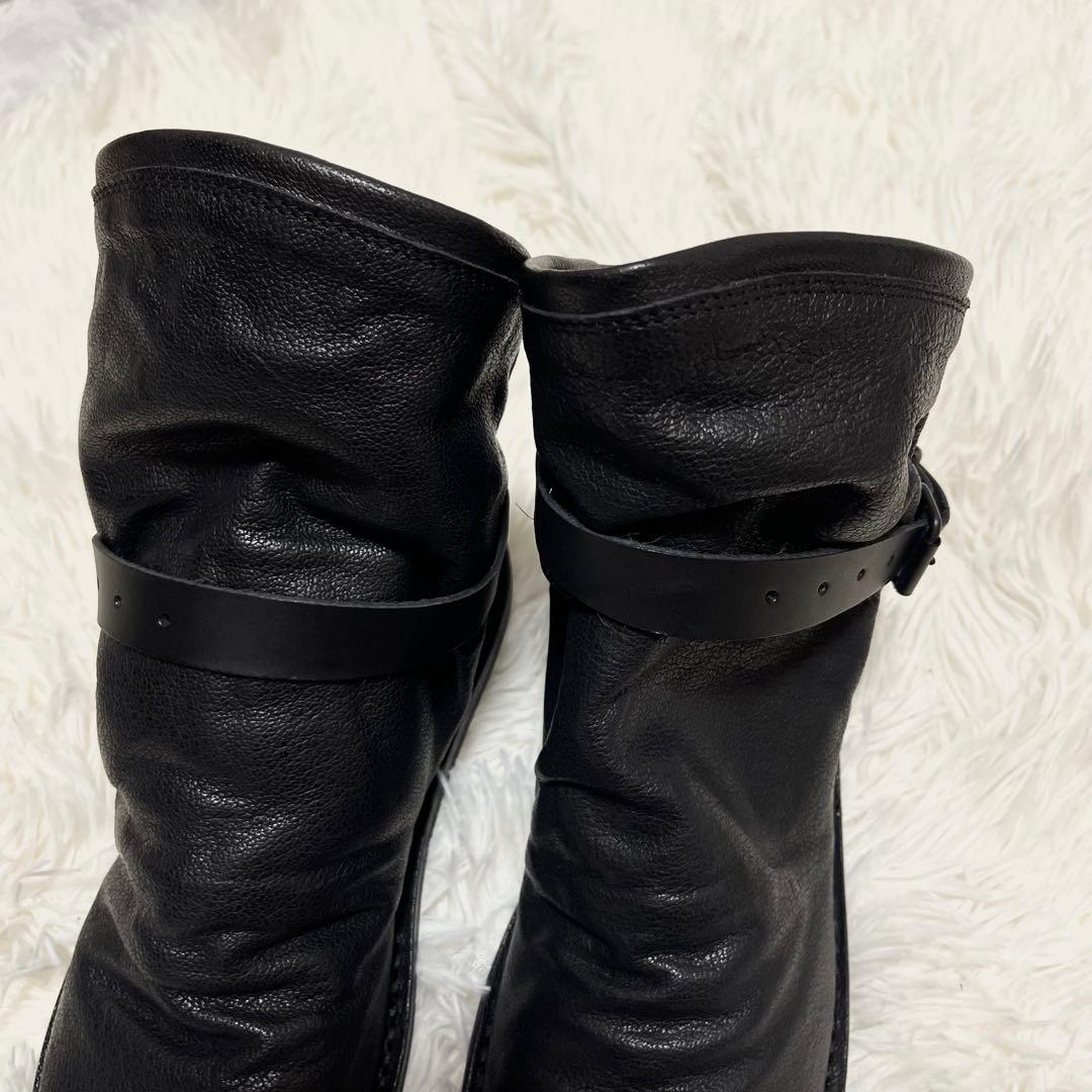 未使用級 trippen トリッペン Bomb ボム ブーツ　レザー ブラック