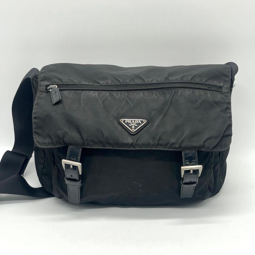 PRADA プラダ　ポコノ　テスート　ナイロン　ショルダーバッグ25030402