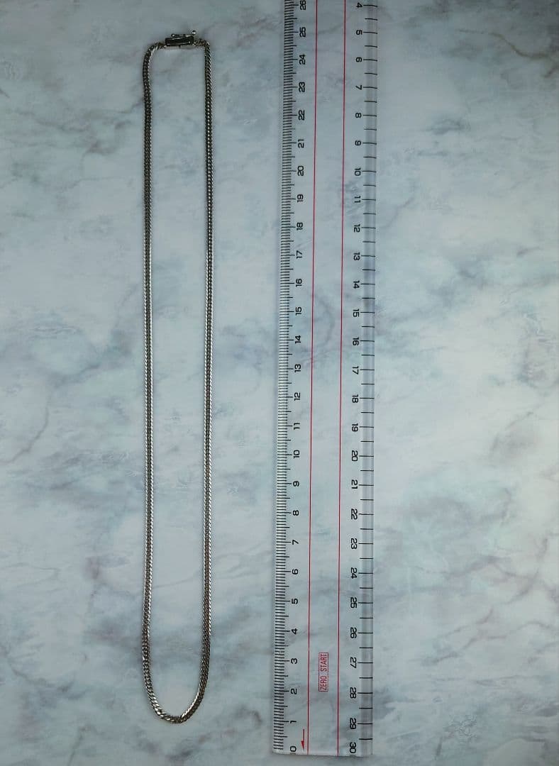 Pt喜平6面ダブルネックレス Ptチェーン プラチナネックレス