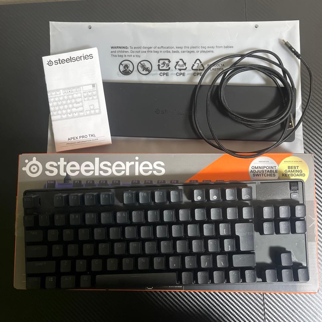 SteelSeries Apex Pro TKL ゲーミングキーボード　2023