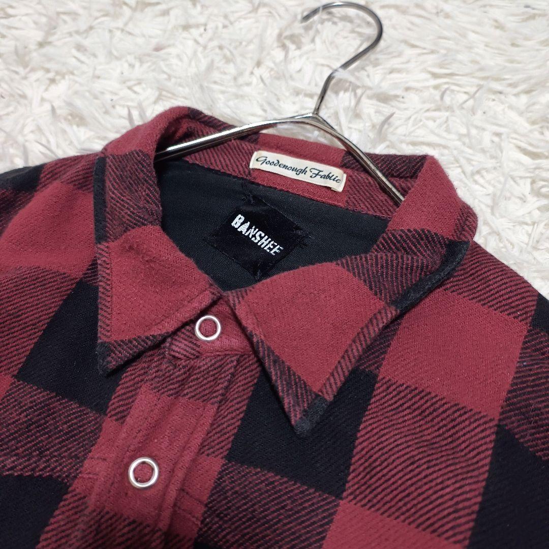 トップス GOOD ENOUGH x BANSHEE Block Check Shirts