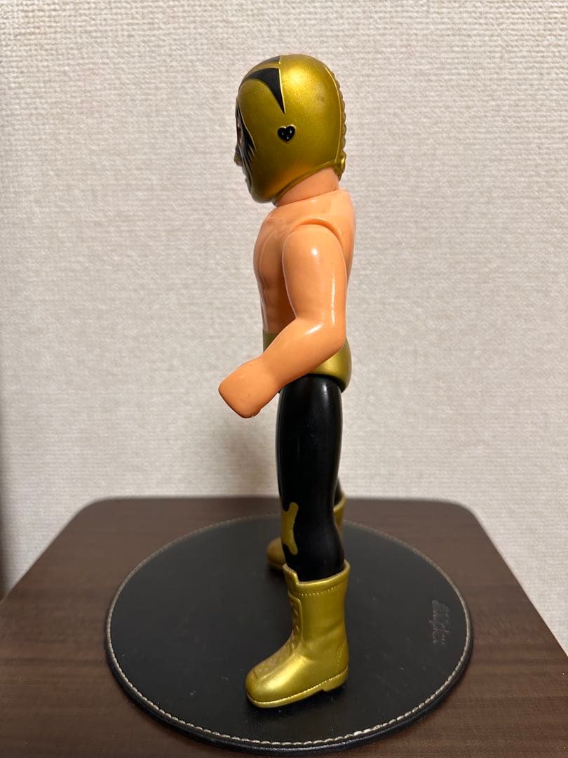 ミル・マスカラス　ソフビ　フィギュア　マルサン　限定ゴールド　現状品