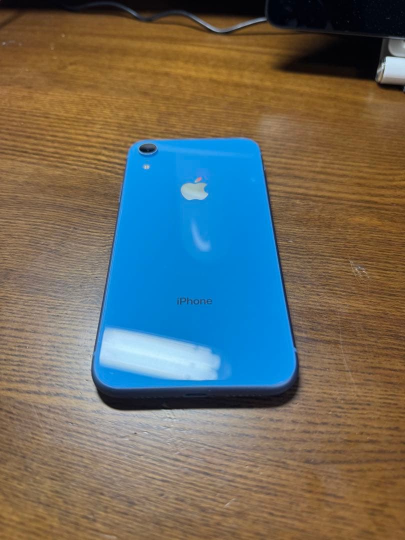 美品 Apple iPhone XR 64GBブルー 本体のみ