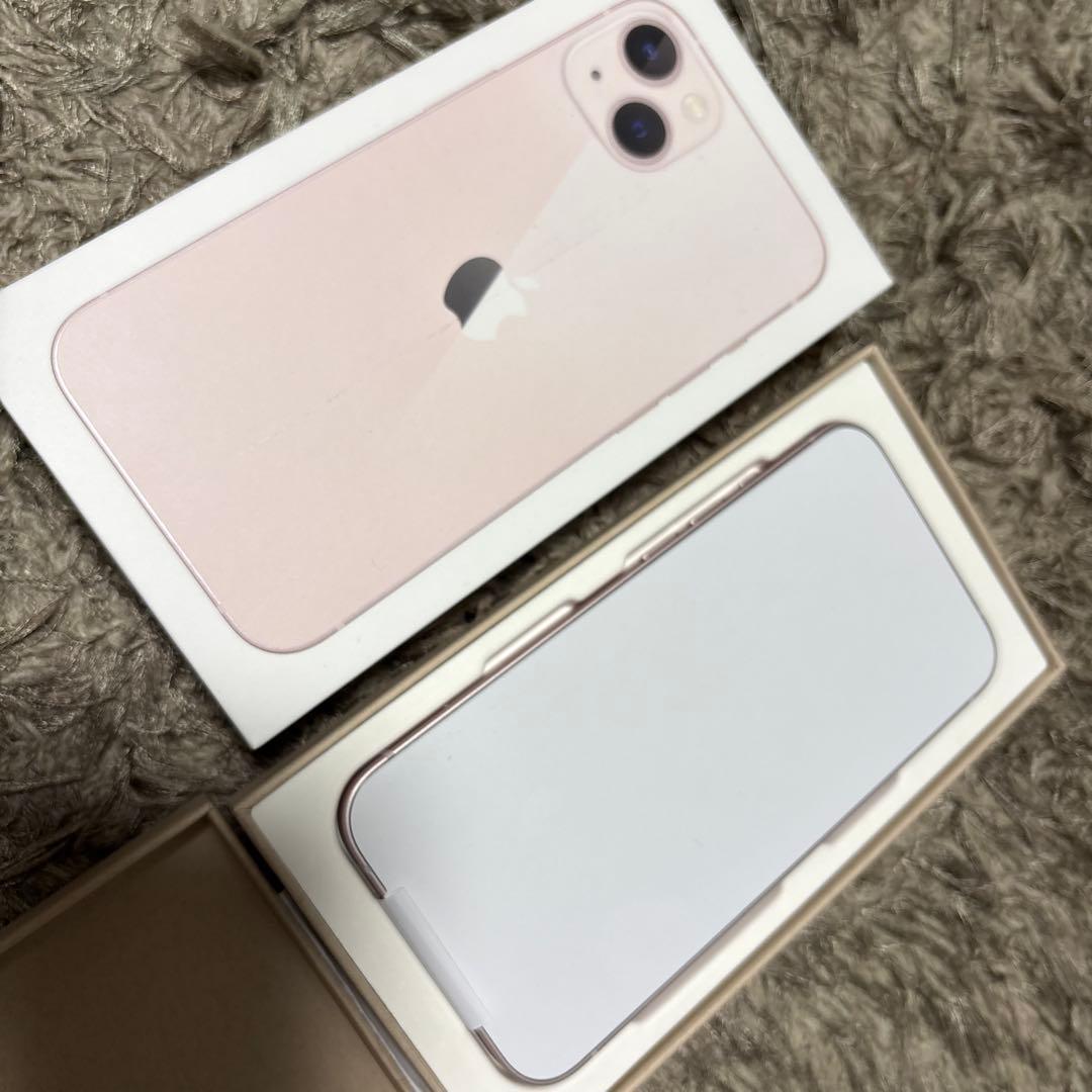 Apple iPhone13 128GB ピンク 本体 充電ケーブル付