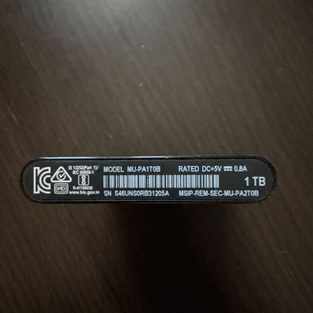 R*f様 Samsung Portable SSD T5 1TB