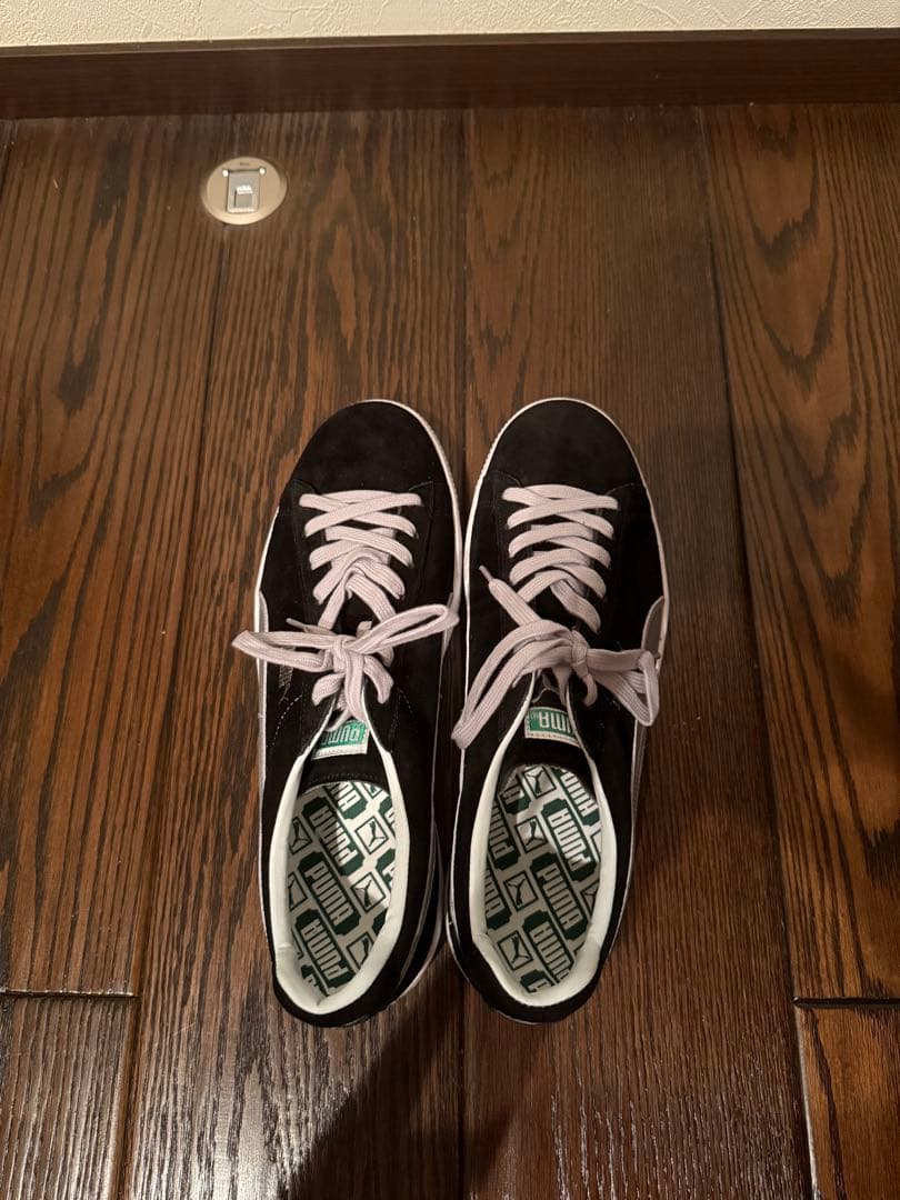 puma mij 黒銀　プーマ　スエード　suede 28