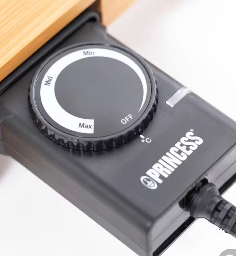 プリンセス　ホットプレート　ブラック　セラミックプレート