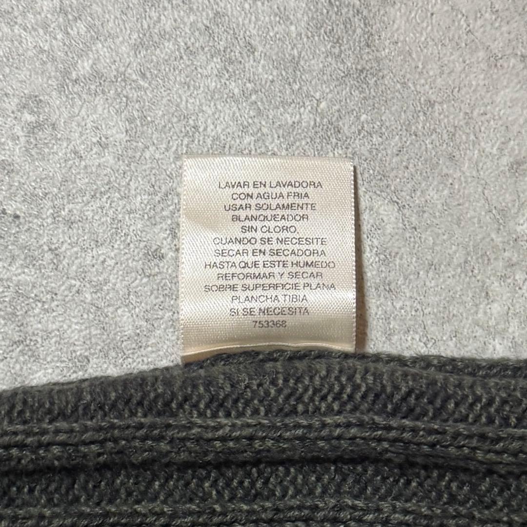 00s セントジョンズベイ ドライバーズニット コットンニット カーキ Lサイズ