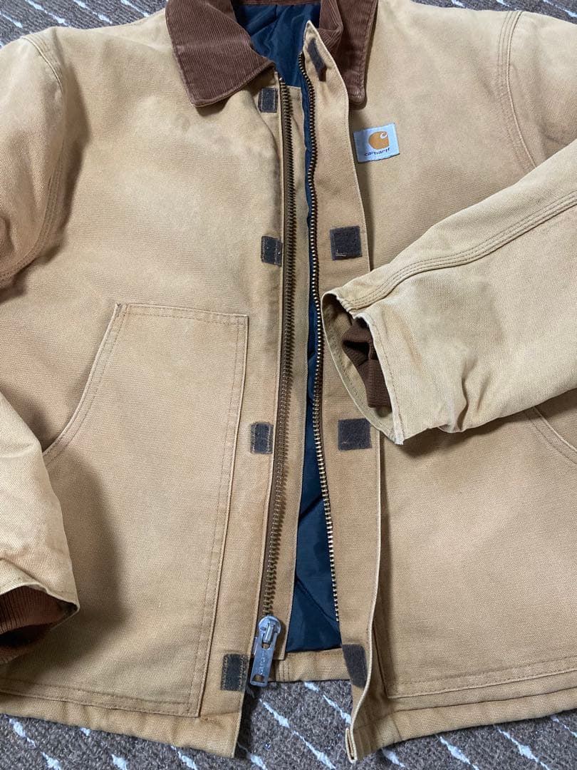 年末特価セール❗️カーハート　トラディショナルジャケット　短丈　XL ベージュ
