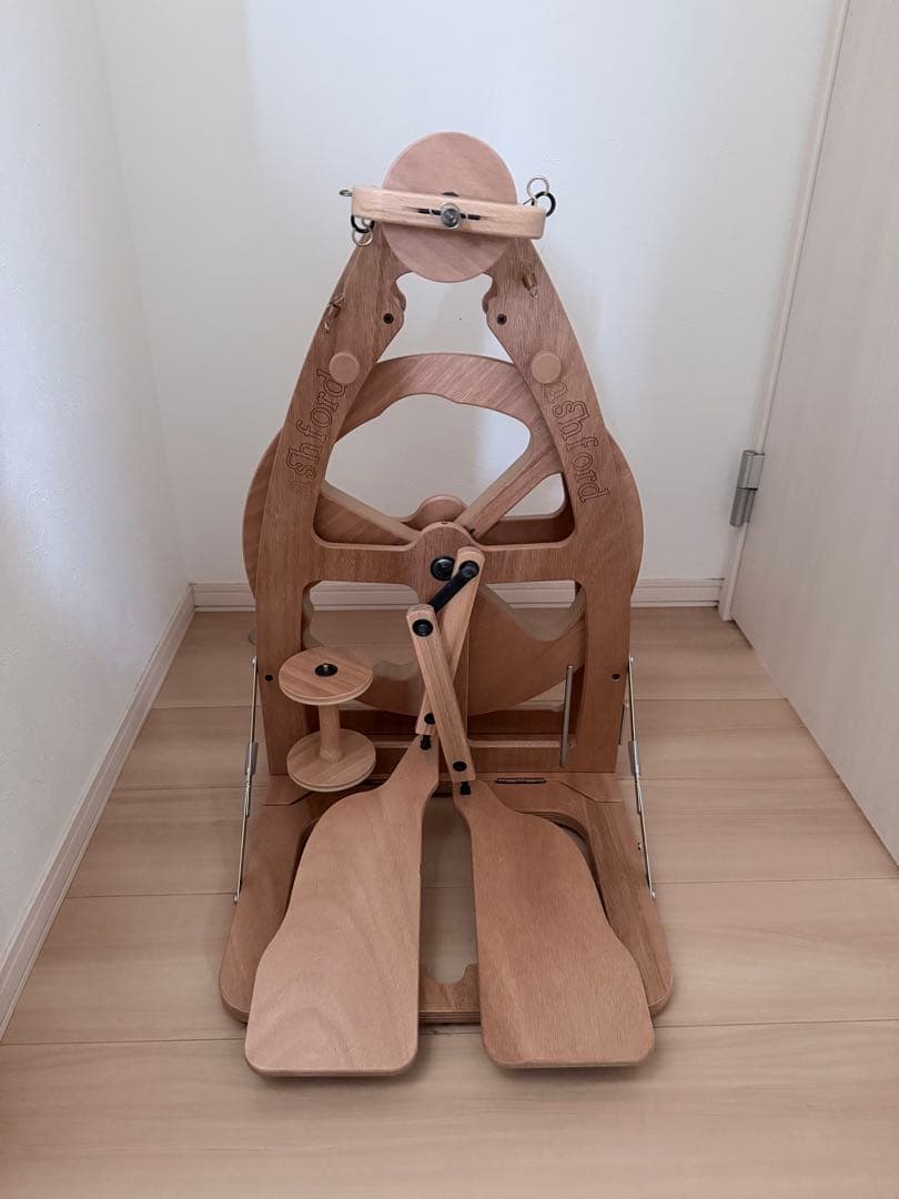 Ashford アシュフォード Joy2 ダブルペダル 折り畳み 糸車 糸紡ぎ