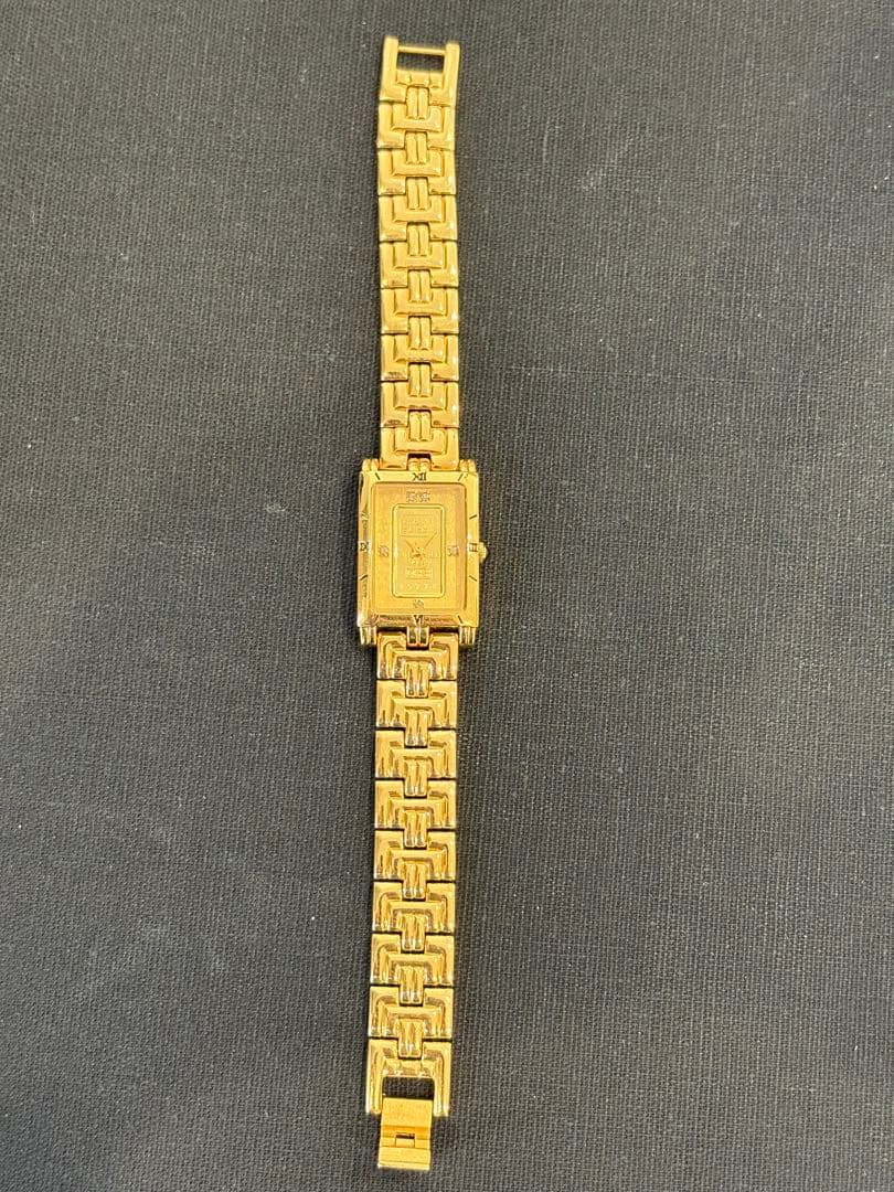 fine gold時計CREDIT SUISSE 999純金腕時計