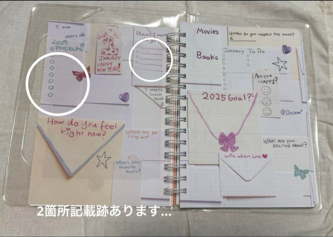 Atelier DorF' 2025年スケジュール帳　加藤愛里