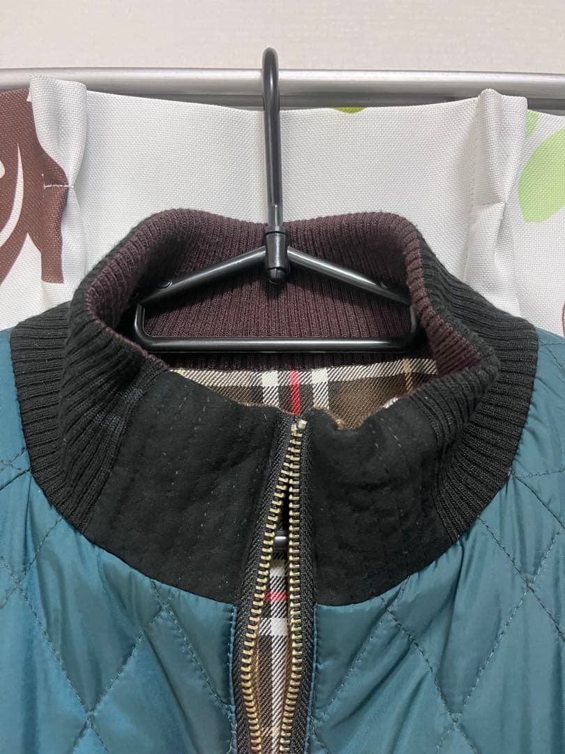 フレッドペリー　未使用品　リバーシブル キルティングジャケット ダークグリーン