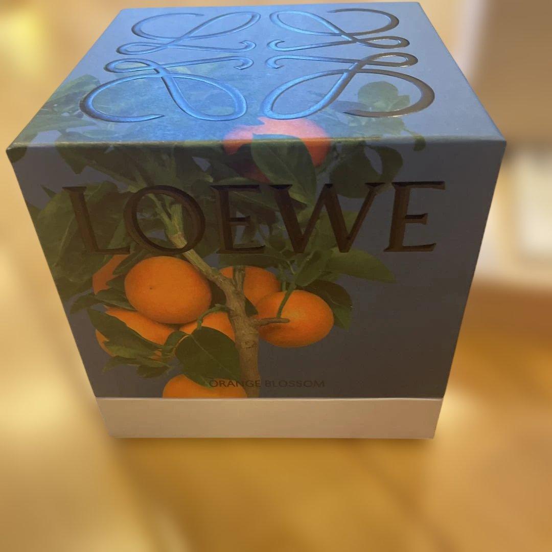 LOEWE アロマキャンドル 木製ボックス付き