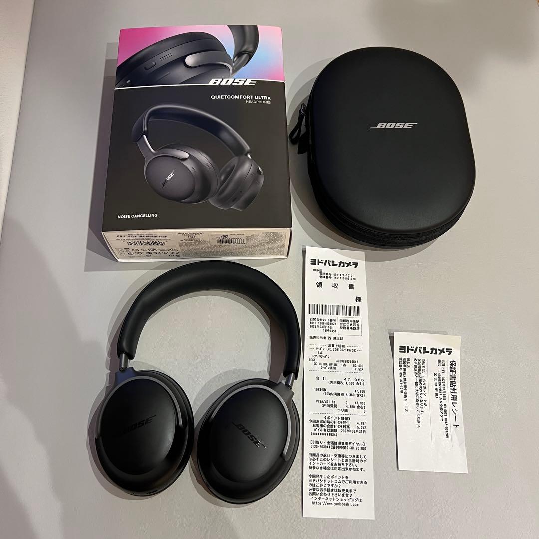 【保証書有】Bose QuietComfort Ultra Headphones
