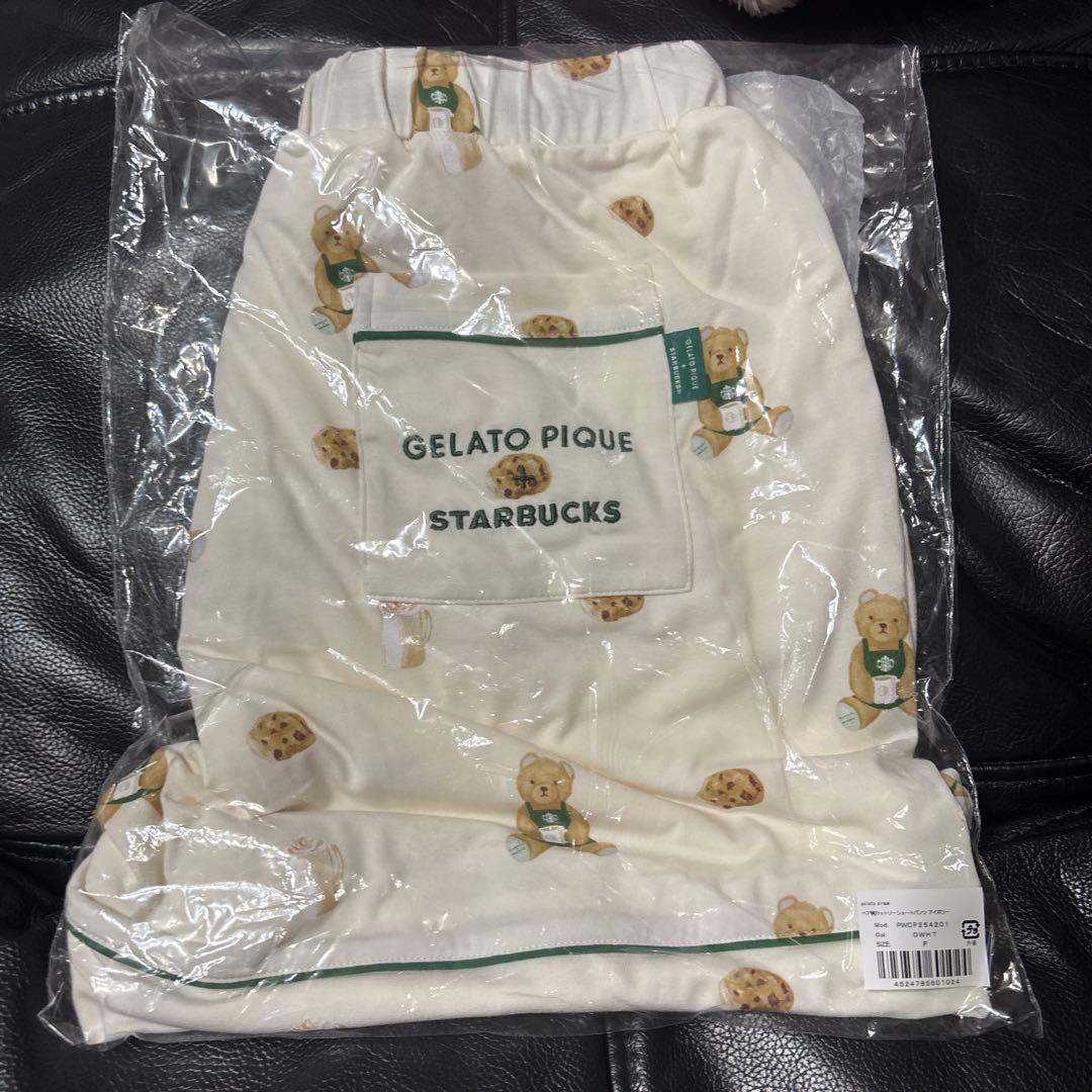 【未使用】GELATO PIQUE STARBUCKS パジャマ　パンツのみ