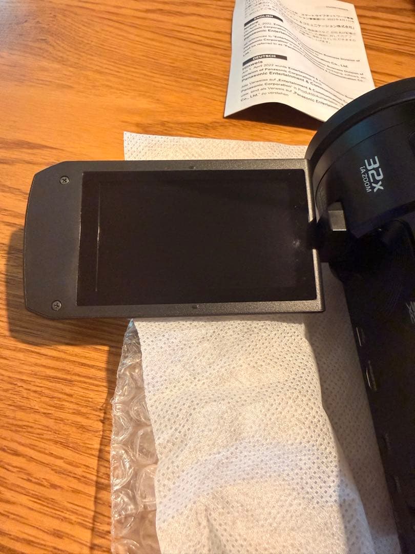 ほぼ新品　Panasonic HC-VX2MS 4K ビデオカメラ本体ケース付き