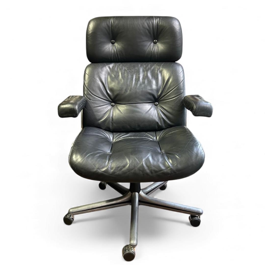 ジロフレックス giroflex 82パサール レザー ウッド ハイバック 本革