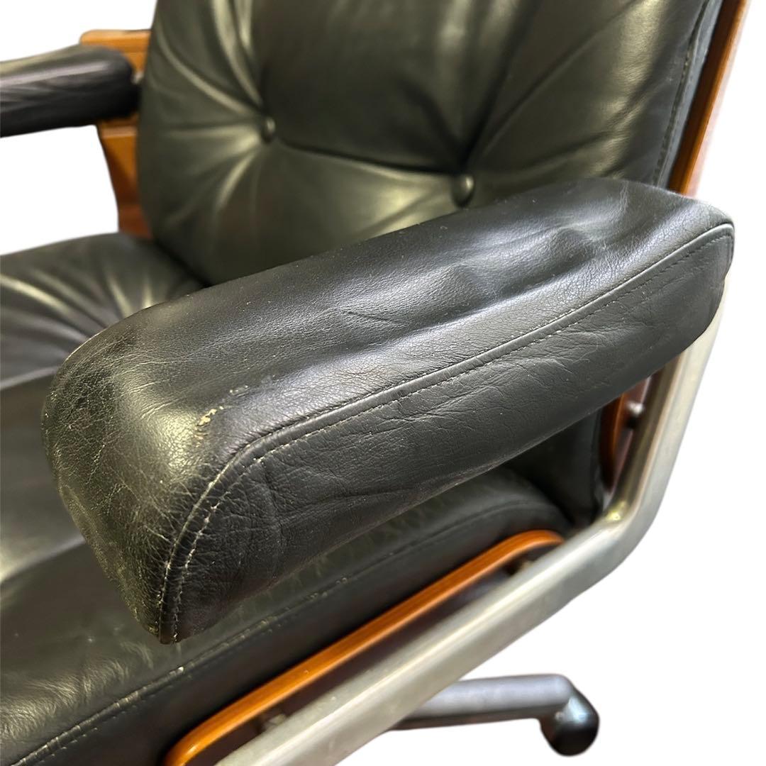 ジロフレックス giroflex 82パサール レザー ウッド ハイバック 本革