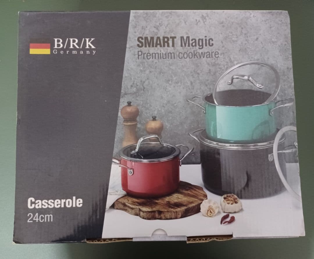[値下]ドイツ 鍋 BRK SMART Magic キャセロール 24cm