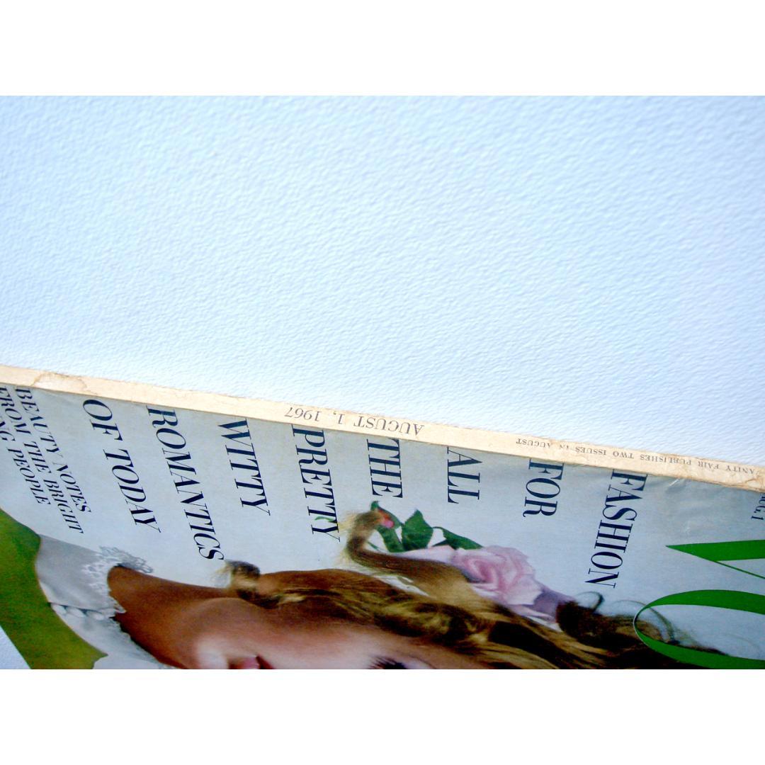 Vogue 1967 8月 twiggy ツイッギー　ヴィンテージ雑誌