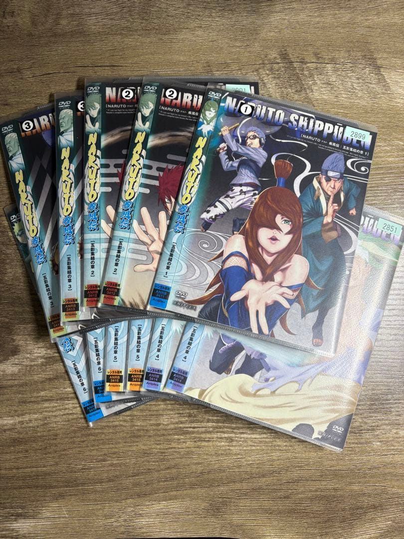 ナルトdvdレンタル落ちセット