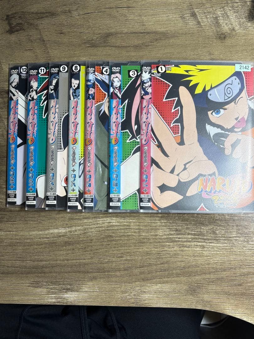 ナルトdvdレンタル落ちセット