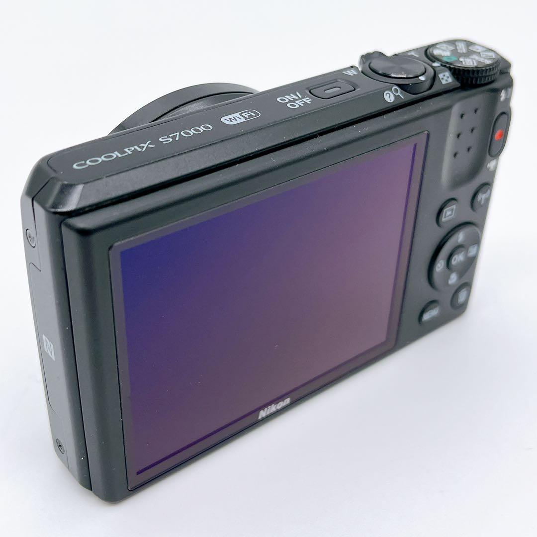 【極美品】NIKON COOLPIX S7000 Wi-Fi ブラック オールド