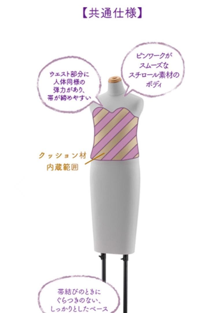 東京キイヤ KIMONO BODY 和装 着付け ボディ BW-117-1A