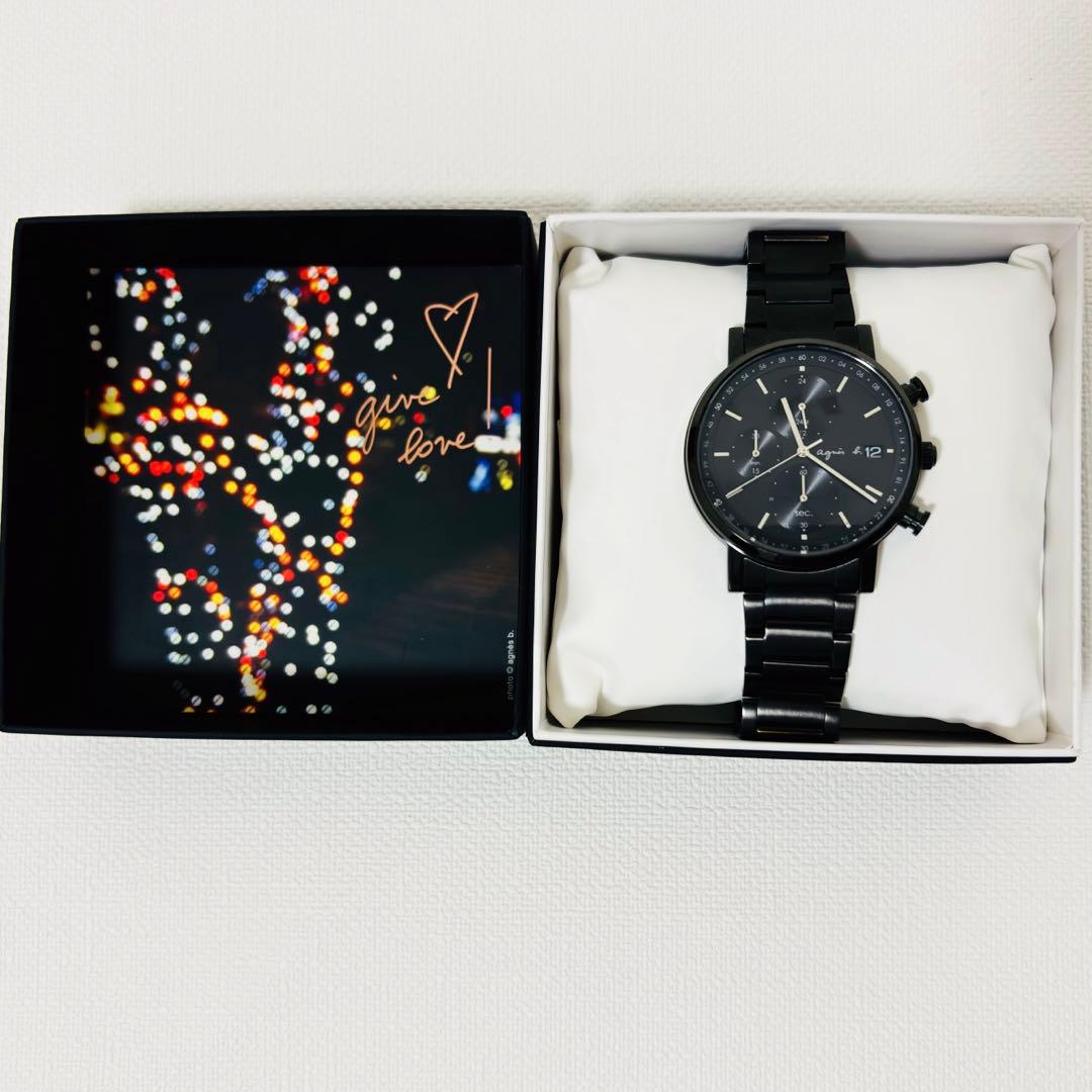 アニエスベー　ソーラークロノグラフ限定品　リミテッドモデル