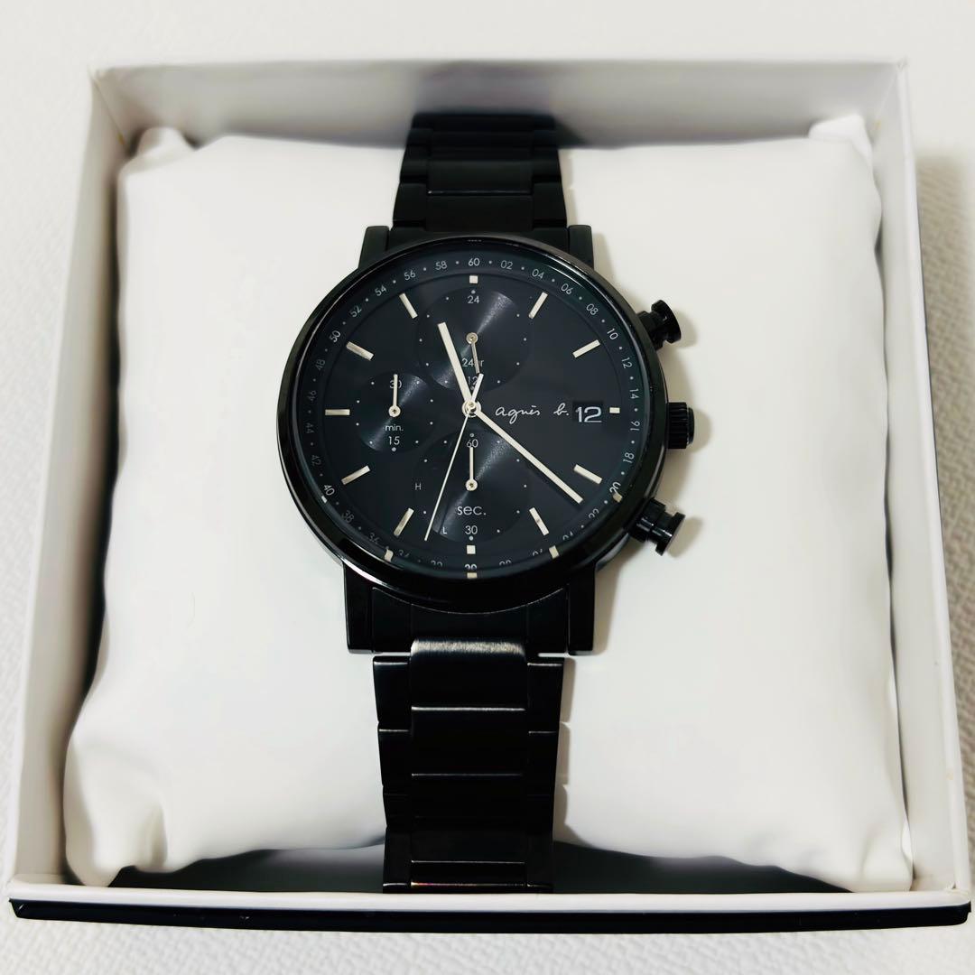 アニエスベー　ソーラークロノグラフ限定品　リミテッドモデル